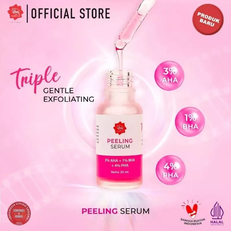 Viva Triple Serum/Glowing White Serum/Peeling Serum/Anti Aging Serum