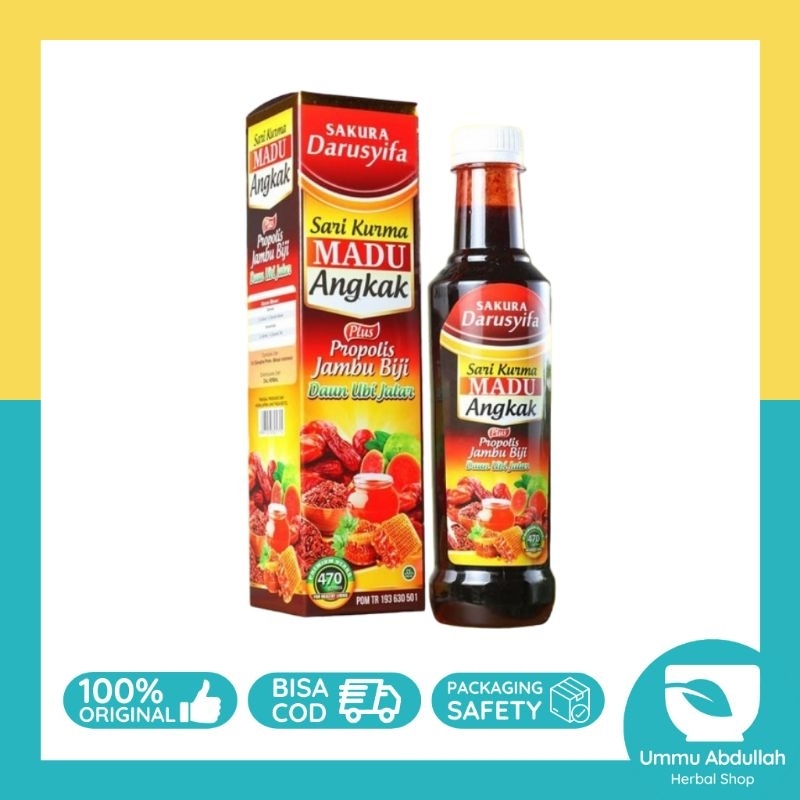 Sari Kurma Madu Angkak Plus Propolis Jambu Biji Daun Ubi Jalar Darusyifa