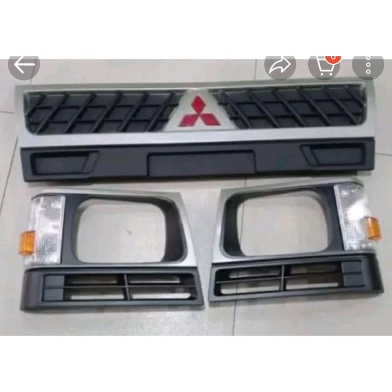 Grill depan set Mitsubishi L300, gril, rambang, ring lampu sen