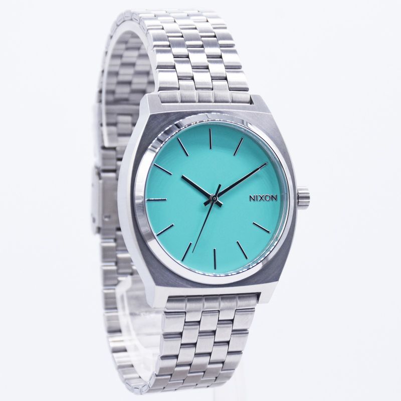 NIXON A0452084 TIME TELLER SILVER Jam Tangan Analog Pria Original