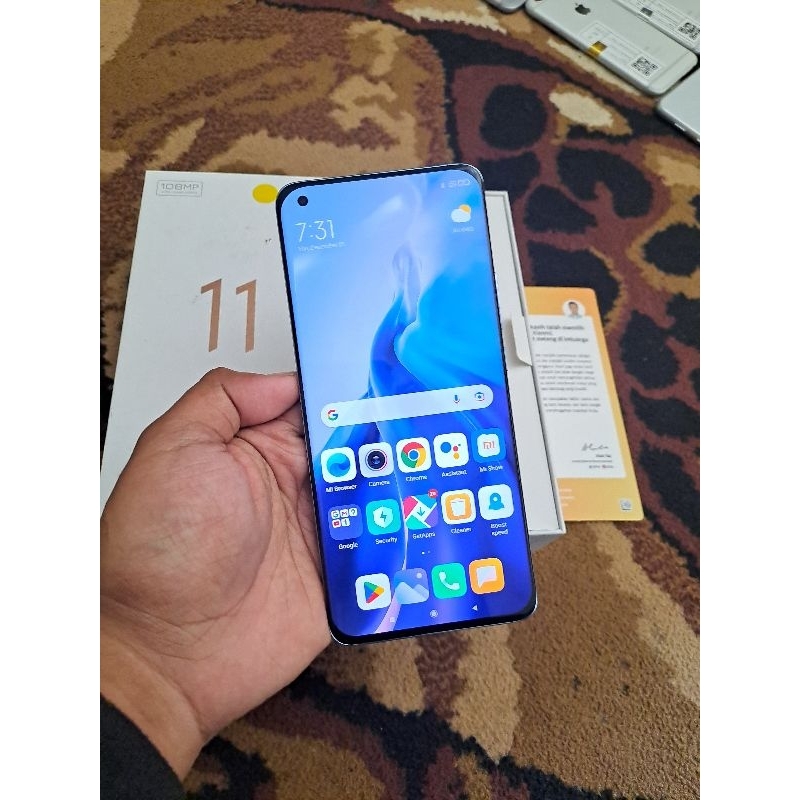 Handphone Hp Xiaomi Mi11 Mi 11 8/256 Second Seken Bekas Murah