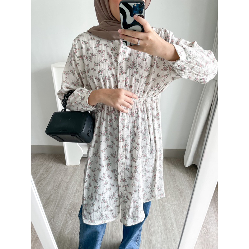 Bymeldev Flower Slim Tunik