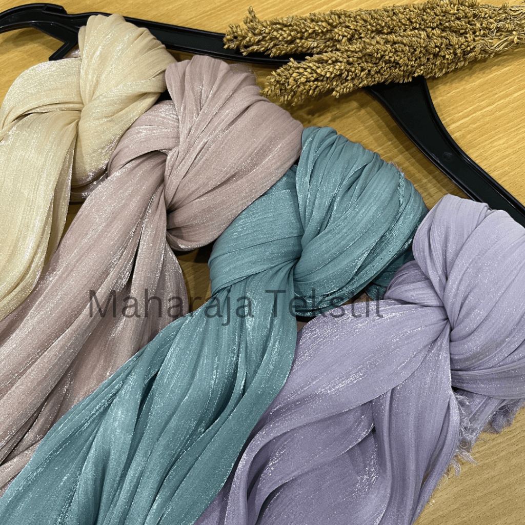 Shimmer Silk / Satin Shimmer / Yoryu Shimmer / Shimmer Serat Jagung Premium / Rose Yoryu