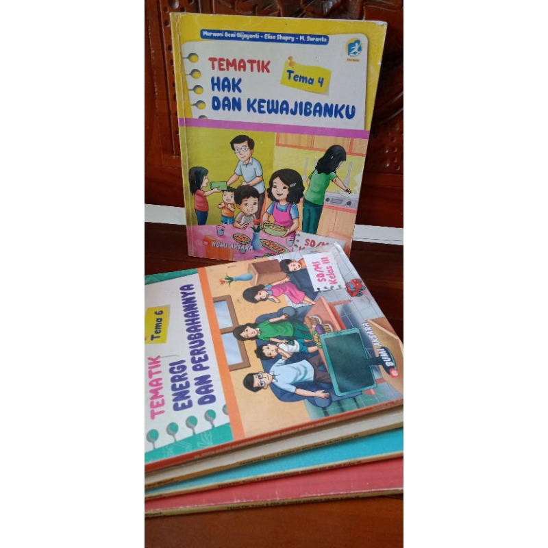 BUKU TEMATIK SD KELAS 3 PENERBIT BUMI AKSARA