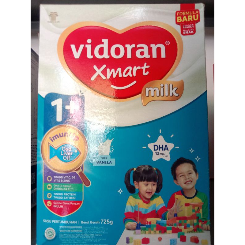 VIDORAN XMART SUSU BAYI USIA 1-3 TAHUN RASA VANILA