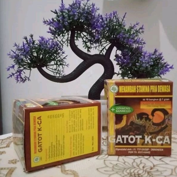 GATOTKACA - JUAL KAPSUL & SERBUK GATOT KACA isi 10 sachet jamu penambah stamina pria