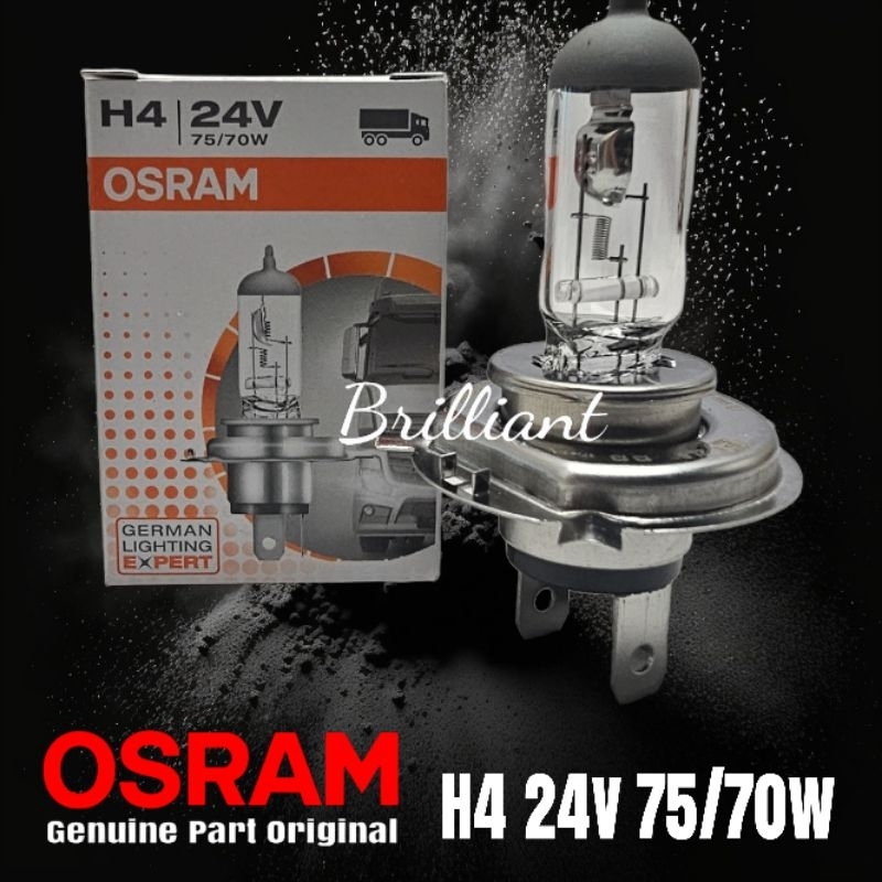 Lampu Mobil - Bohlam Halogen H4 - OSRAM Original - Harga Satuan Pcs