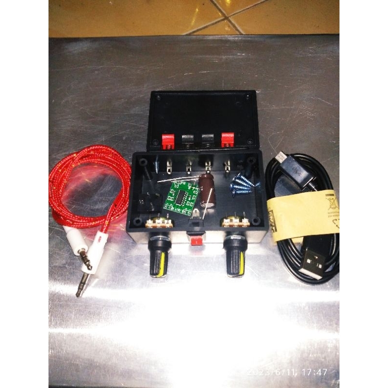 PAKET AMPLI MINI PAM 8403 SIAP  RAKIT.