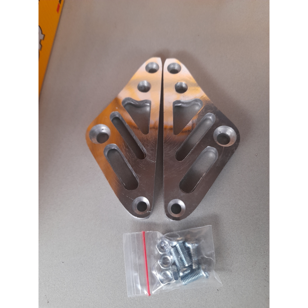 segitiga Kupingan lampu super pesek model cnc 1set kiri /kanan /segitiga kupingan lampu lampu cb /ku