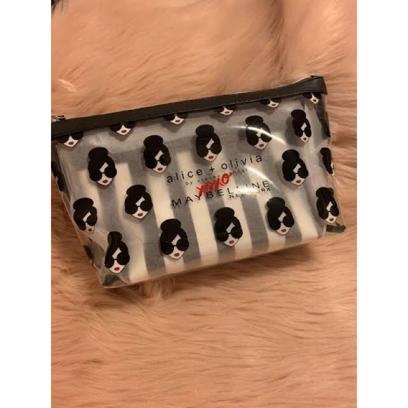 Alice Olivia x Maybeline Pouch Bag Cosmetic 2 in 1 Make Up Tas Kosmetik Pouch Serbaguna