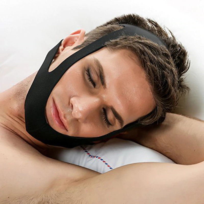 Sabuk Tidur Anti Ngorok Snoring Solution Chin Rest Band Strap - AO55