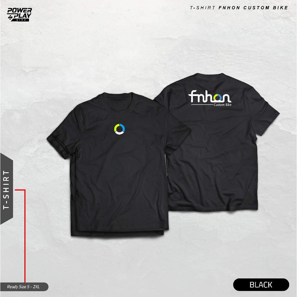Tshirt - Kaos FNHON - Custom Bike - Folding Bike - Kaos Sepeda Lipat