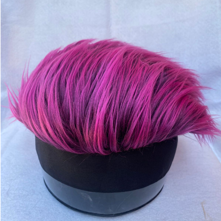 Topi wig pria rambut palsu