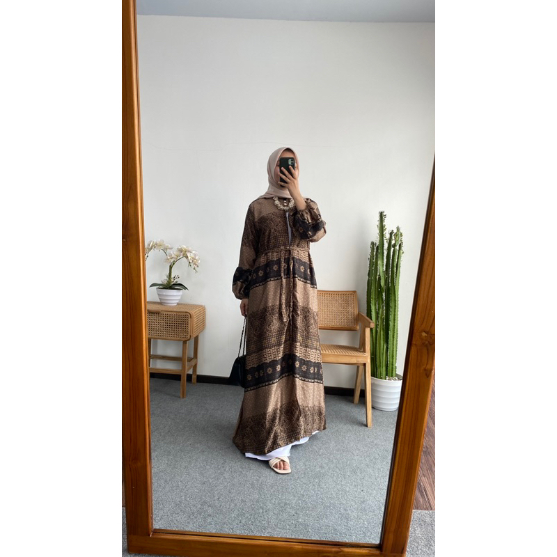 WILDERA PATTERN LONGDRESS