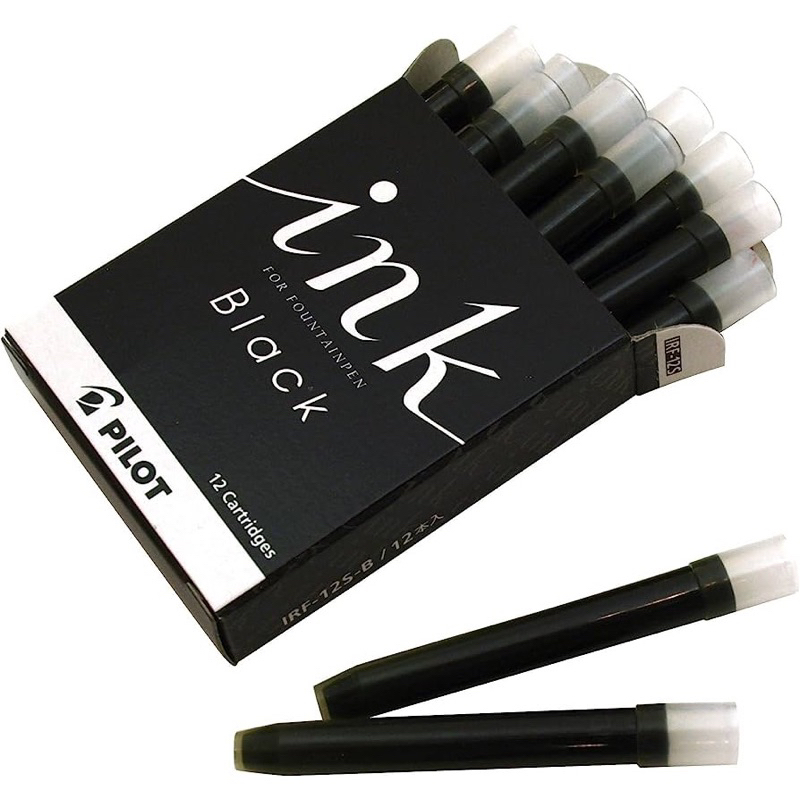 

Pilot Kakuno Ink Cartridge Refill Fountain Gel Ink Tinta Isi Ulang Kemasan Isi 12 IRF-12S