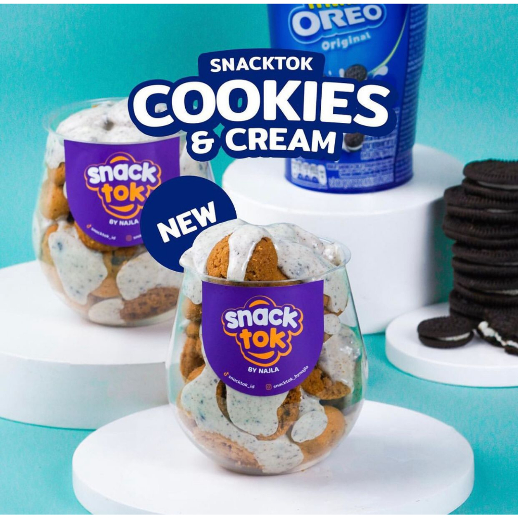 SNACKTOK FULL COOKIES sauce COOKIES N CREAM