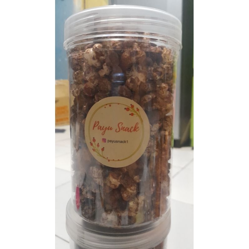 

Popcorn rasa original, coklat, balado pedas