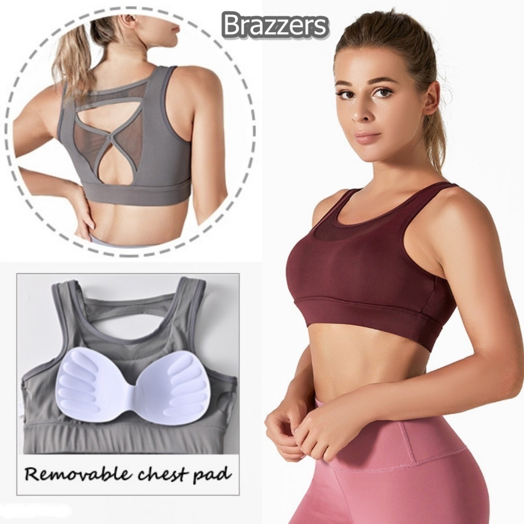 Bh Sport Bra Push Up Sexy Untuk Olahraga Senam Aerobic Yoga Zumba Gym Fitnes Jogging Lari Wanita Bus