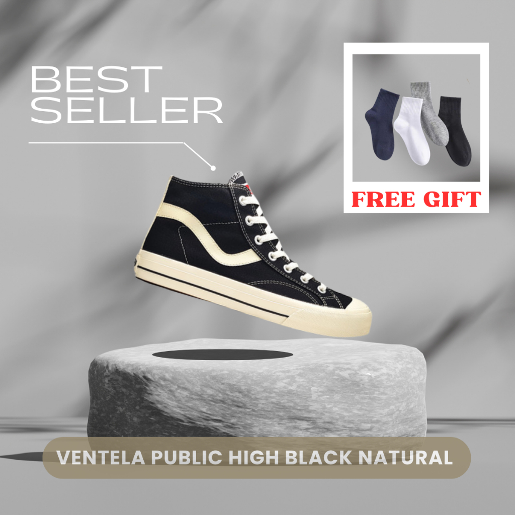 Ventela Public High Black Natural (Murah Banget)