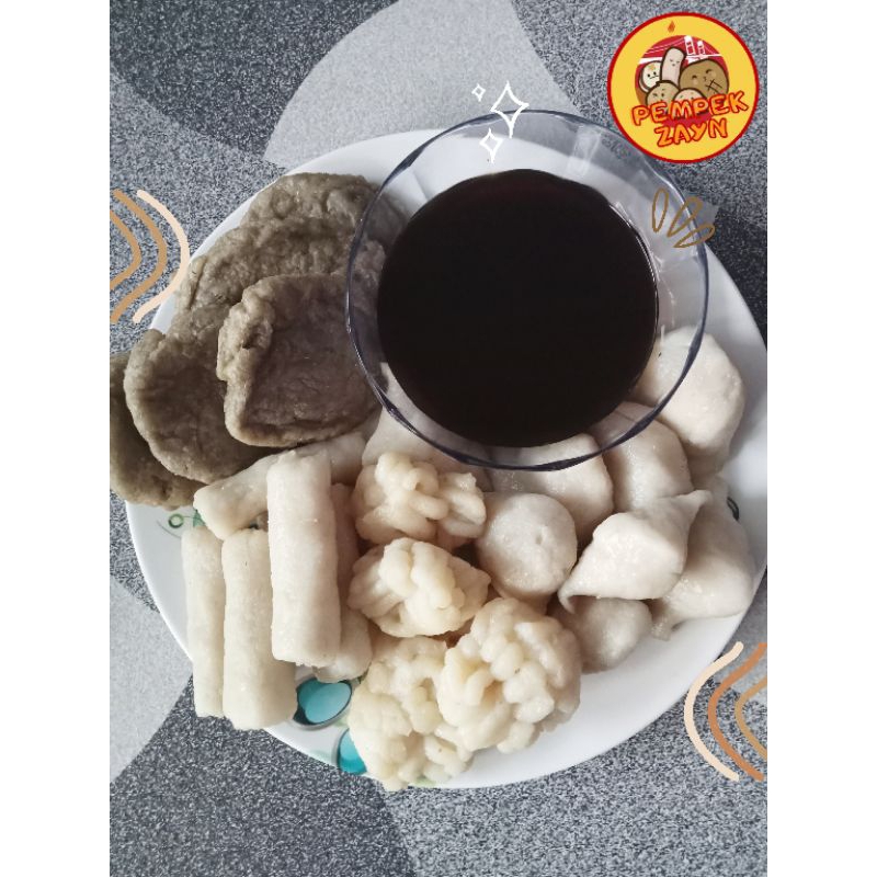 

Pempek Palembang Pempek Paket Campur 16 pcs + cuko