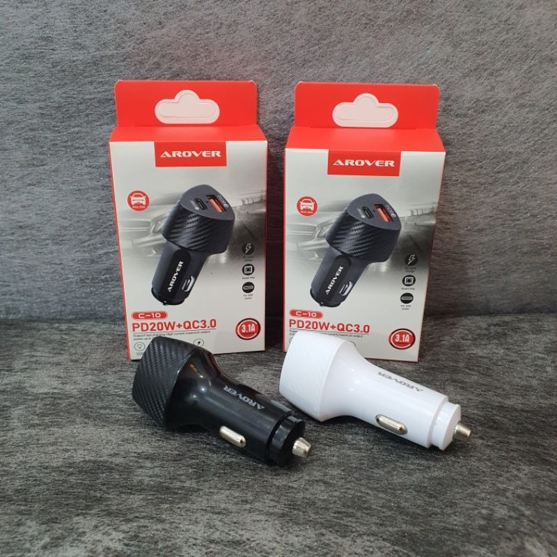 Charger Mobil《AROVER/COD》Car Charger Premium Fast Charging - GARANSI