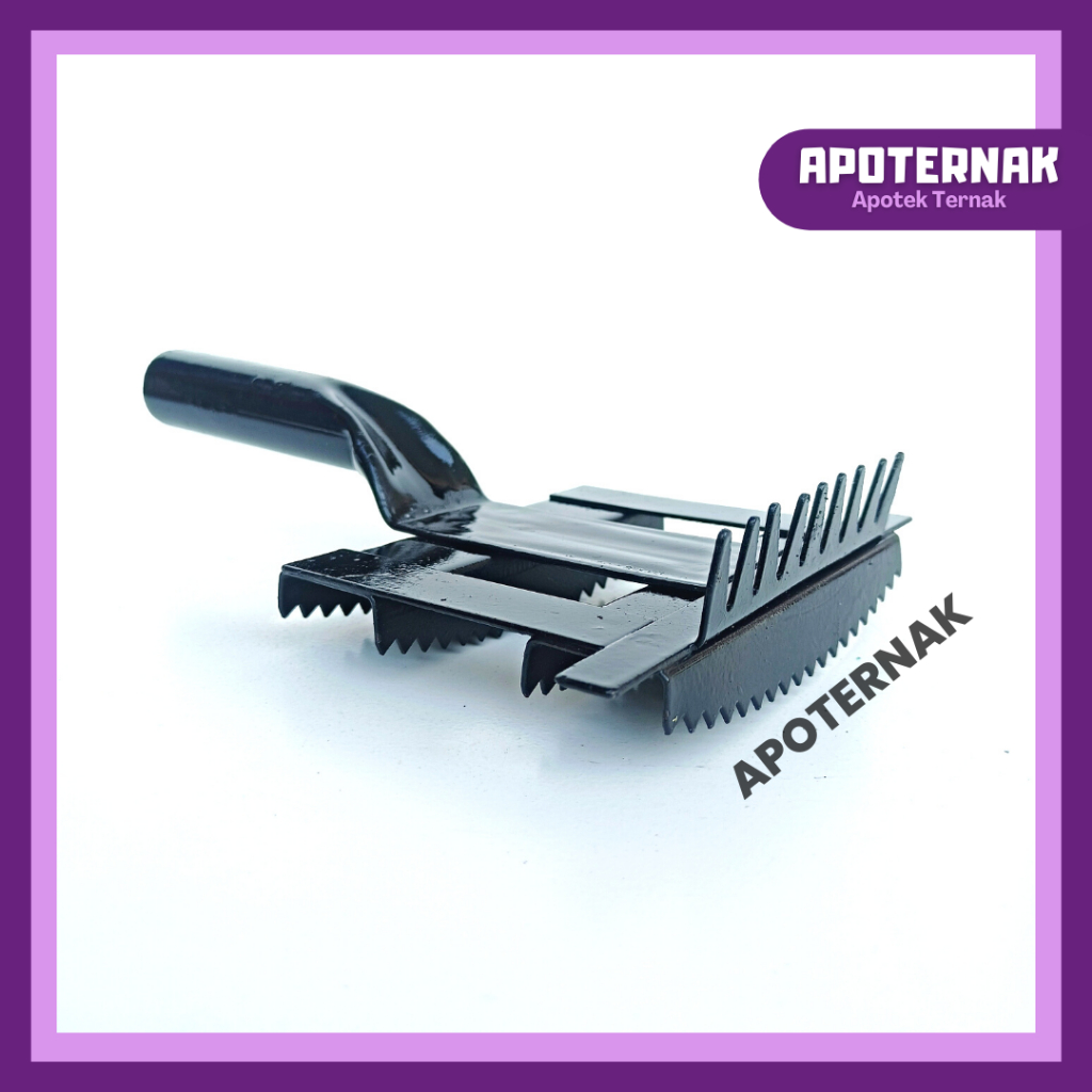 SISIR HEWAN KOTAK | Pembersih bulu kuda sapi domba kambing etawa horse hair comb