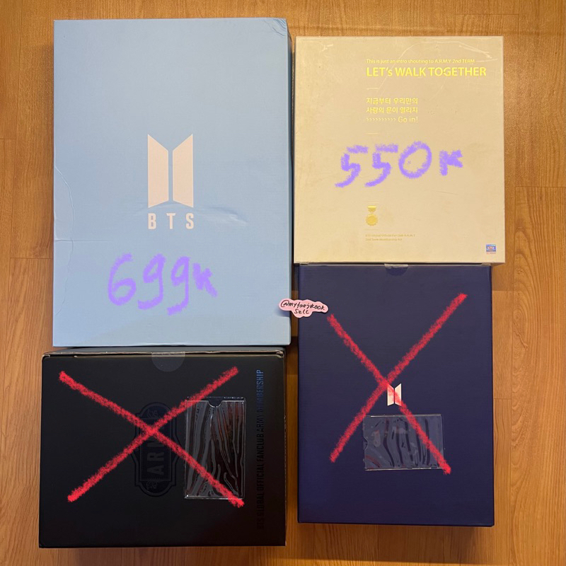 bts merch box 4 sealed dan 2nd army kit membership armykit 2 rare cd compact disc