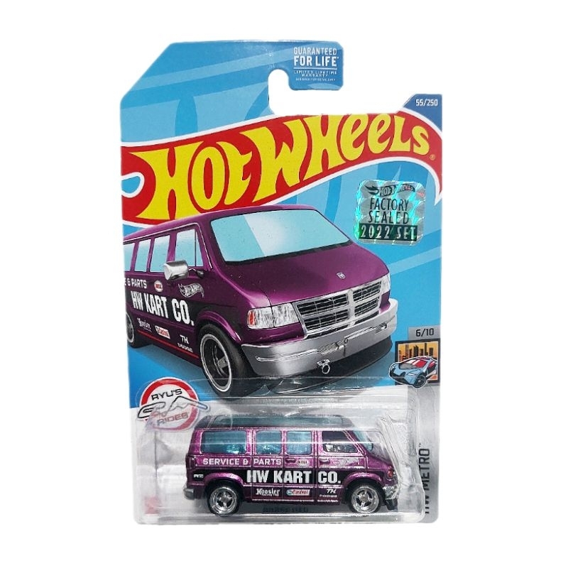 Dodge Van HW Kart Co Super Treasure Hunt THS Factory Sealed FS 2022 Hot Wheels Hotwheels card ban ka