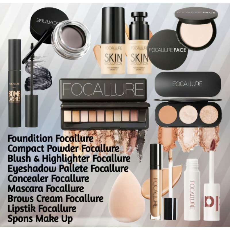 PAKET KOSMETIK FOCALLURE SET PAKET MAKE UP SESERAHAN/KADO