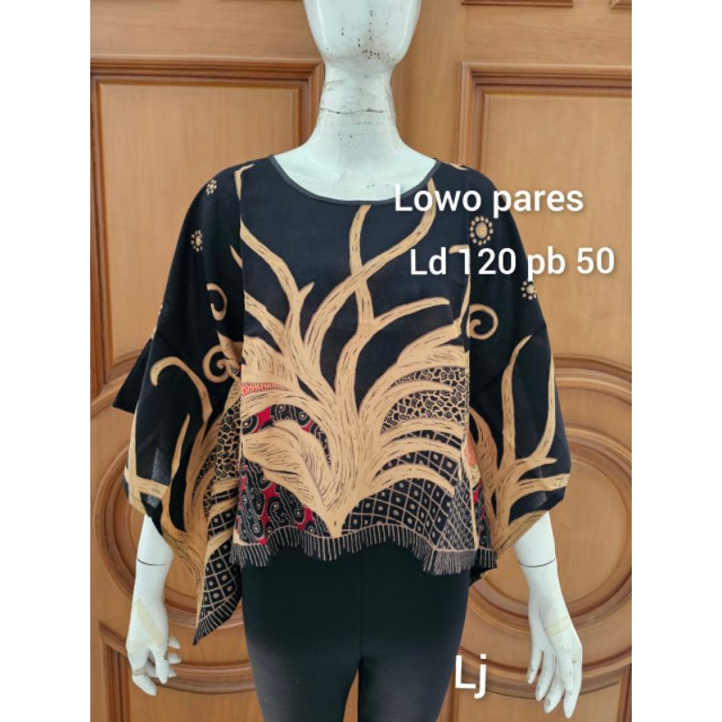 Blus  parisa mat katun paris batik modern