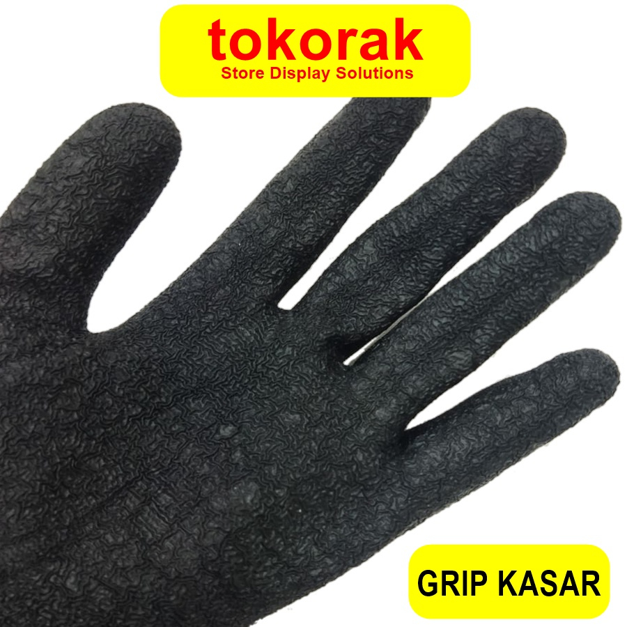 SARUNG TANGAN SAFETY PU KENMASTER GUNTER GLOVE SARUNG TANGAN KERJA MEKANIK GRIP GT 3001 1001 SIZE L SARUNG TANGAN KERJA