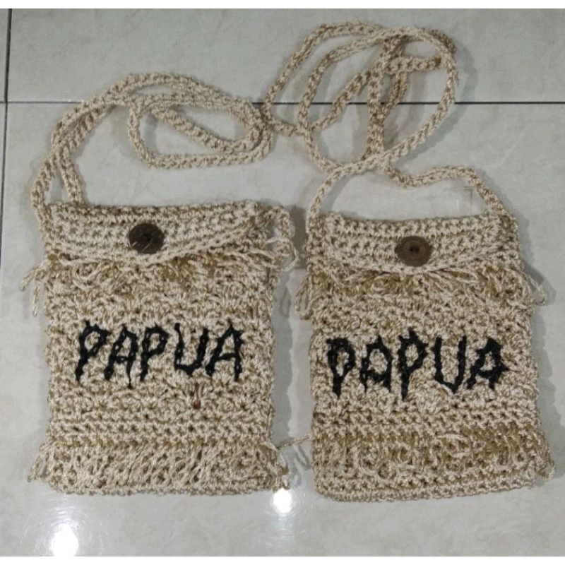 TAS PASPOR PAPUA / TAS HP PAPUA / TAS NOKEN KECIL / TAS NOKEN PAPUA/ NOKEN PAPUA
