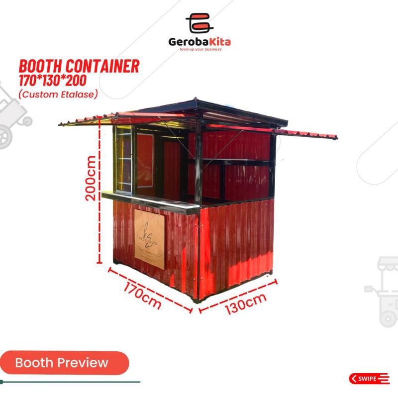 Booth Kontainer / Booth besar Murah