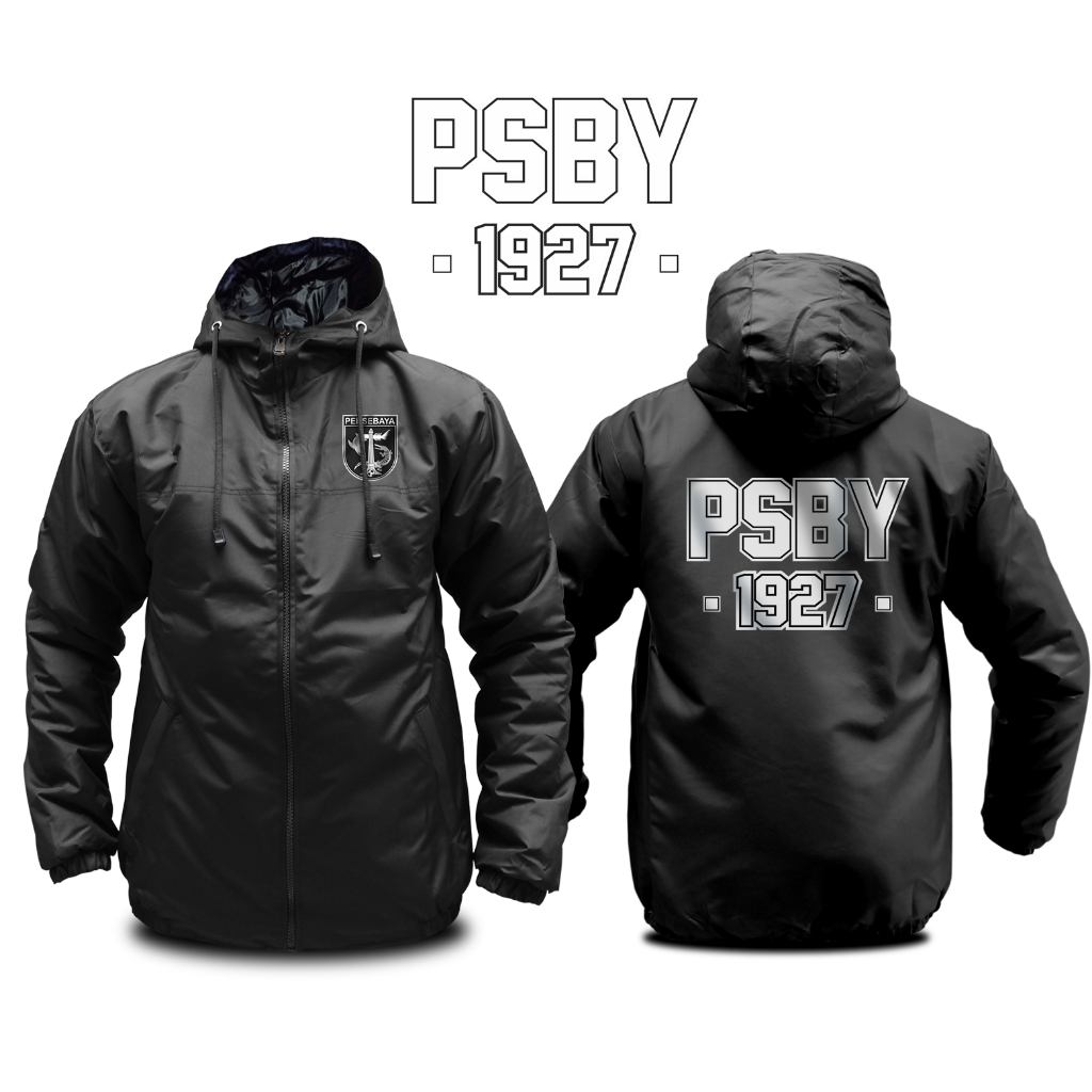Jaket Persebaya 1927 Jaket Hooligan Elegan Black