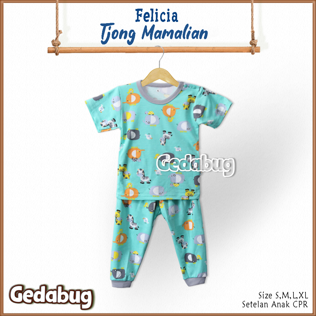 3 Setel - CPR Setelan Felicia Tjong Mamalian | Setelan Anak Super Soft | Gedabug