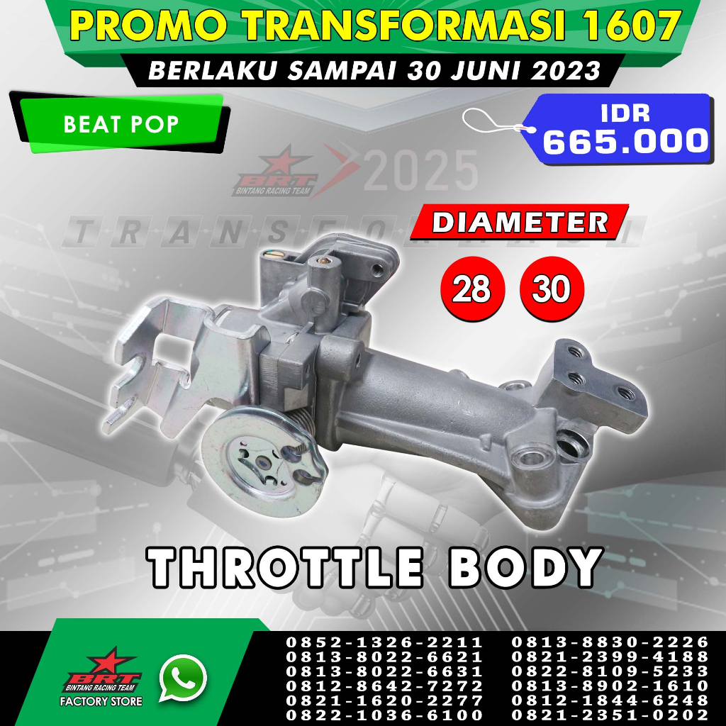 THROTTLE BODY BEAT POP / BEAT FI BRT