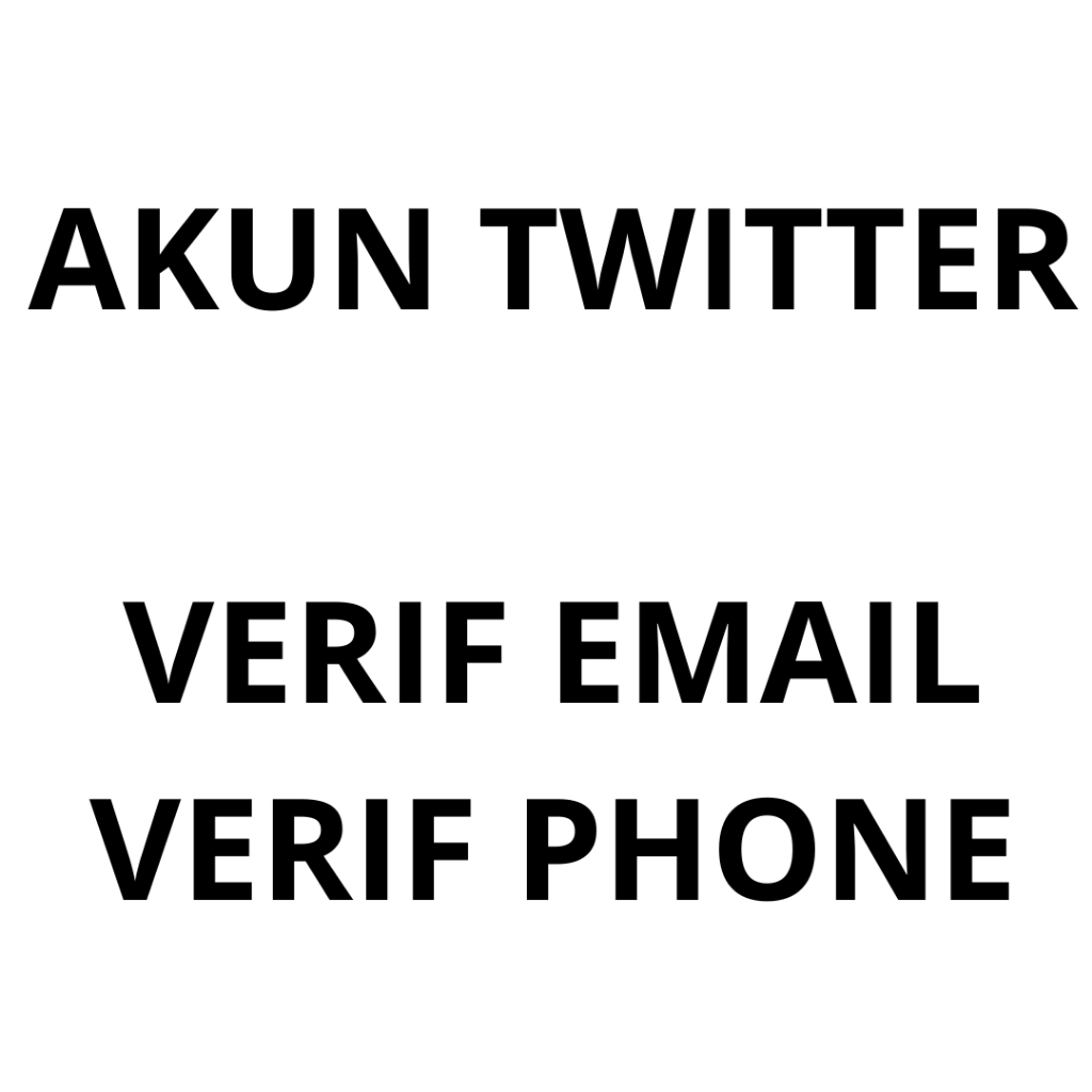 AKUN TWITTER FRESH TOP QUALLITY MURAH