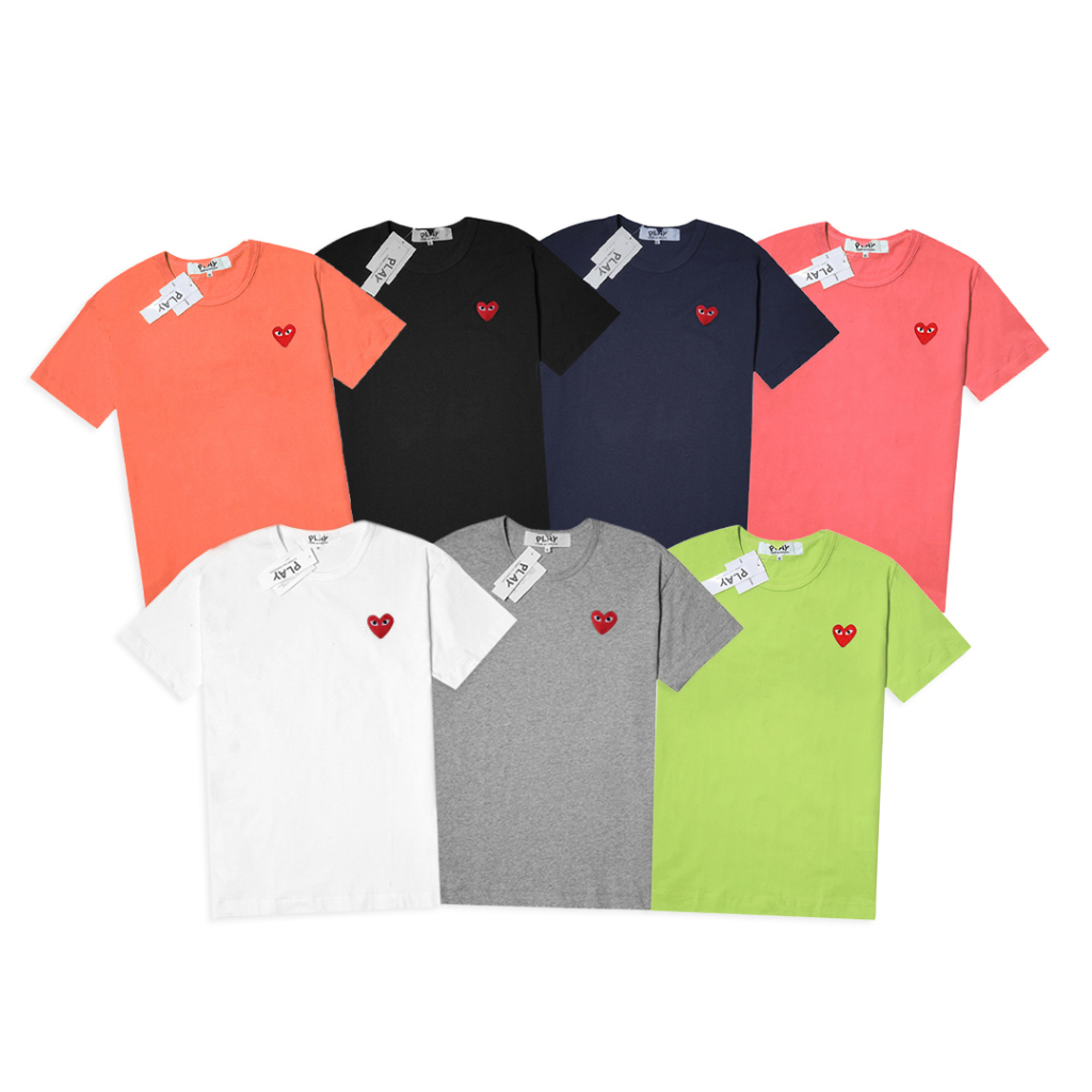 CDG Play Red Heart Patch T-Shirt