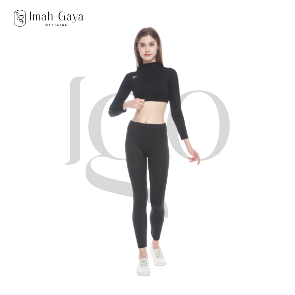 MANSET CROPTOP IGO RAYON PREMIUM SOFT KATUN INDIA LENGAN PANJANG BAHAN SIZE L DAN XL PREMIUM WARNA LENGKAP BISA COD