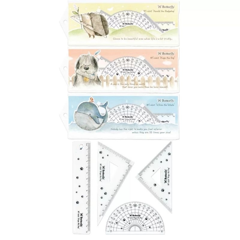 

Butterfly Penggaris Segitiga BT-660
