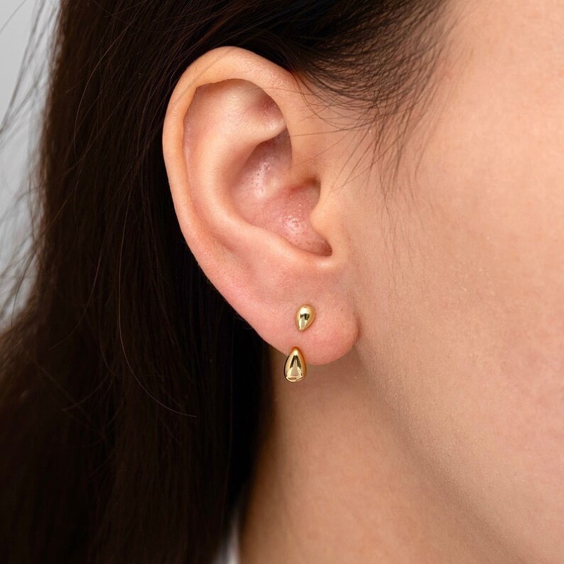 Ark.co - Molecule double earrings anting tusuk minimalis simple