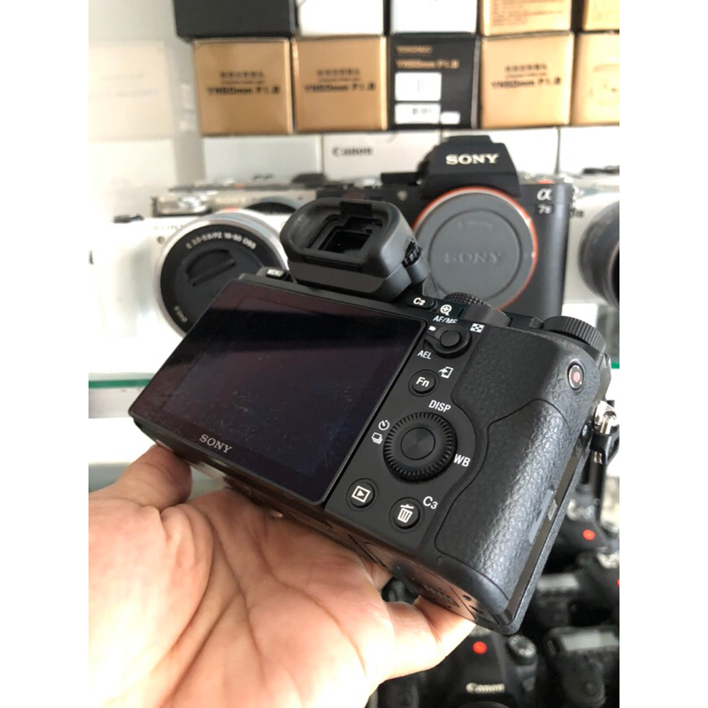 sony a7 clasic fulframe body only lengkap box