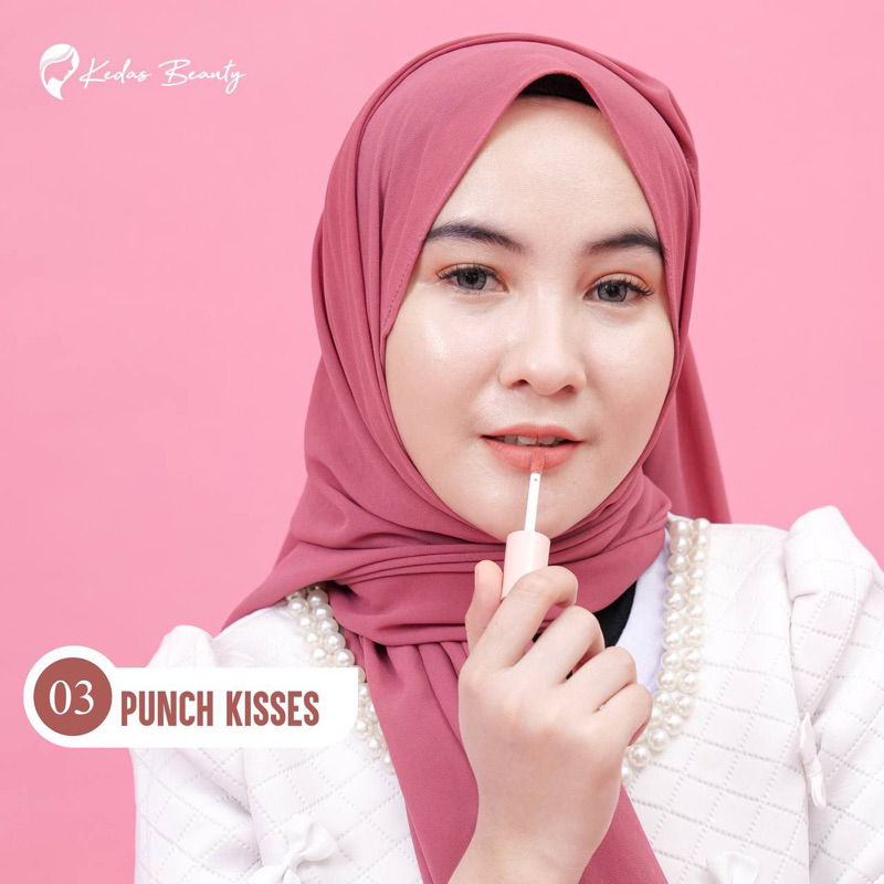 {READY} LIP VELVET KISSES KEDAS BEAUTY | LIP CREAM VELVET TAHAN 8 JAM ORIGINAL ✅