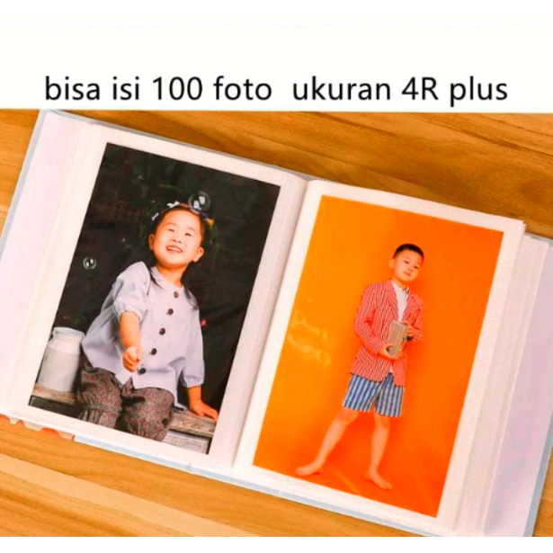 DHIO - Starlight Album Foto Keluarga 4R laminating/4R PLUS Tempat Foto Kenangan 100 Foto