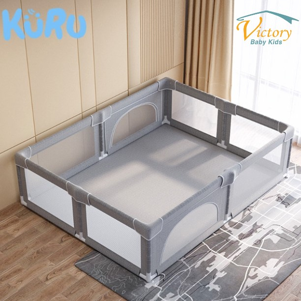 KURU PP901 Baby Playpen Playmat Tempat Bermain Anak | Pagar Main Anak playpen