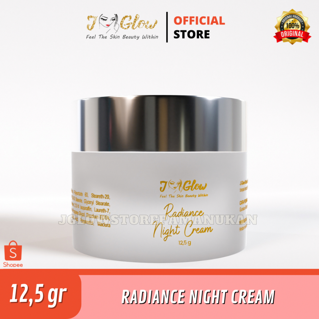 Radiance Night Cream / Ecer Krim Malam Radiance / Cream Radiance Whitening / Bpom / Original / Terla