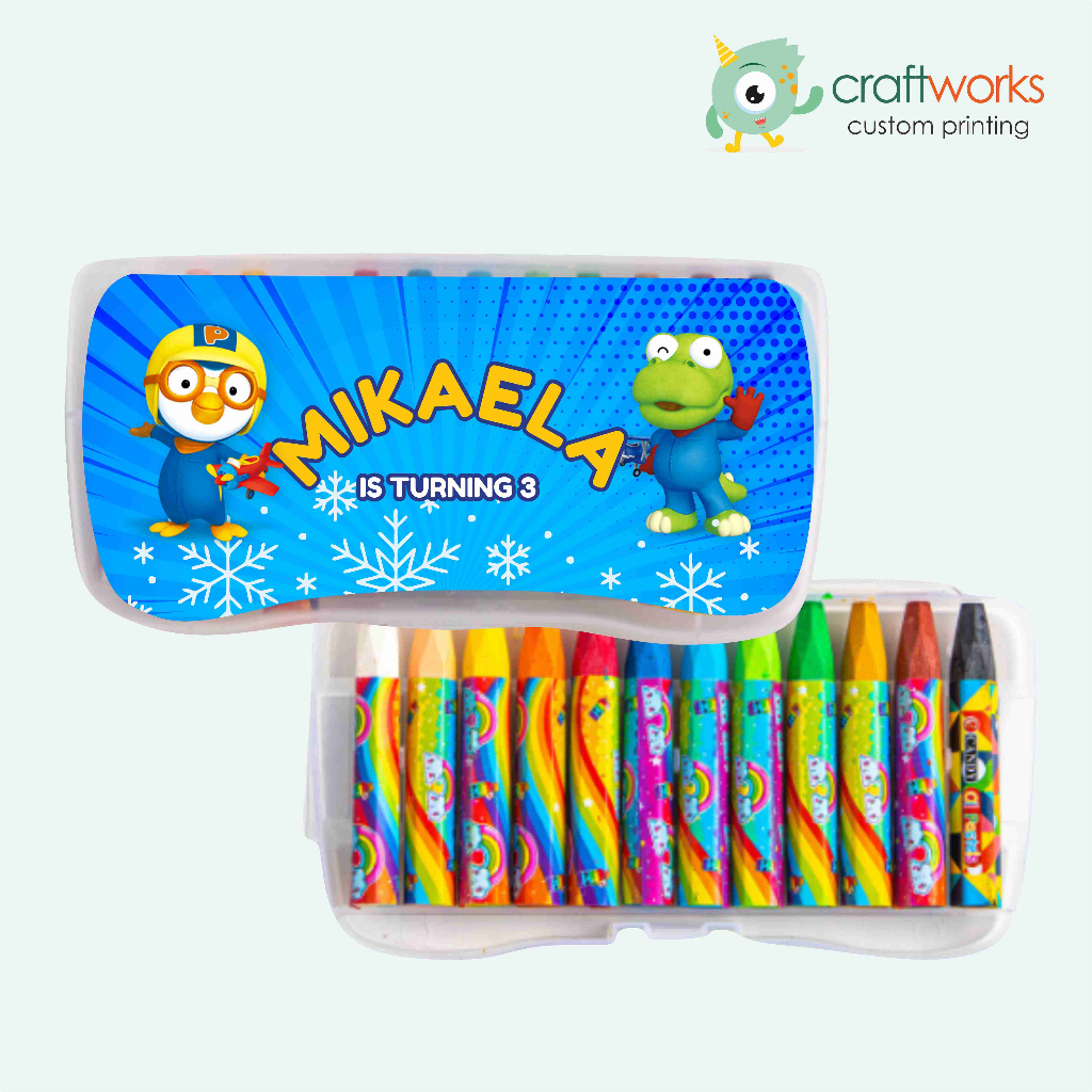 

CUSTOM SOUVENIR CRAYON + LABEL