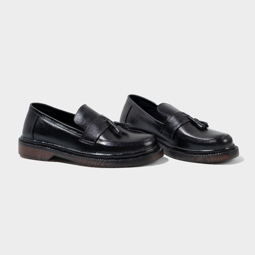 Sepatu Loafers Casual Formal Kulit Slip On Pria Original - Satmata Naruna