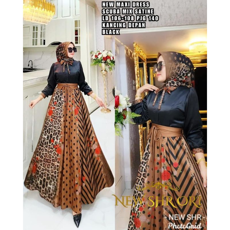 NEW READY MAXI DRESS MACAN ORI SHR