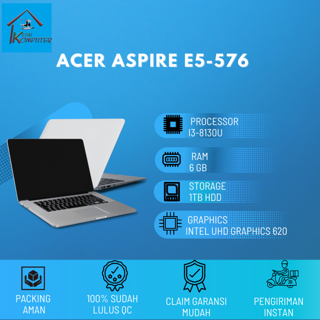 Laptop Acer Aspire E5-576 Core i3